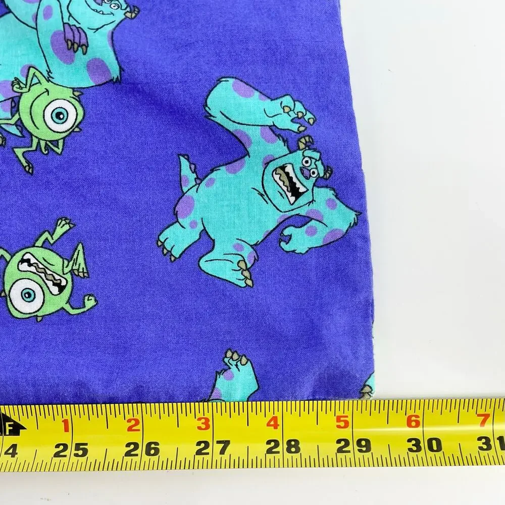 Y2K Disney Monsters Inc Pillowcases 2000s Vintage Set of 2
